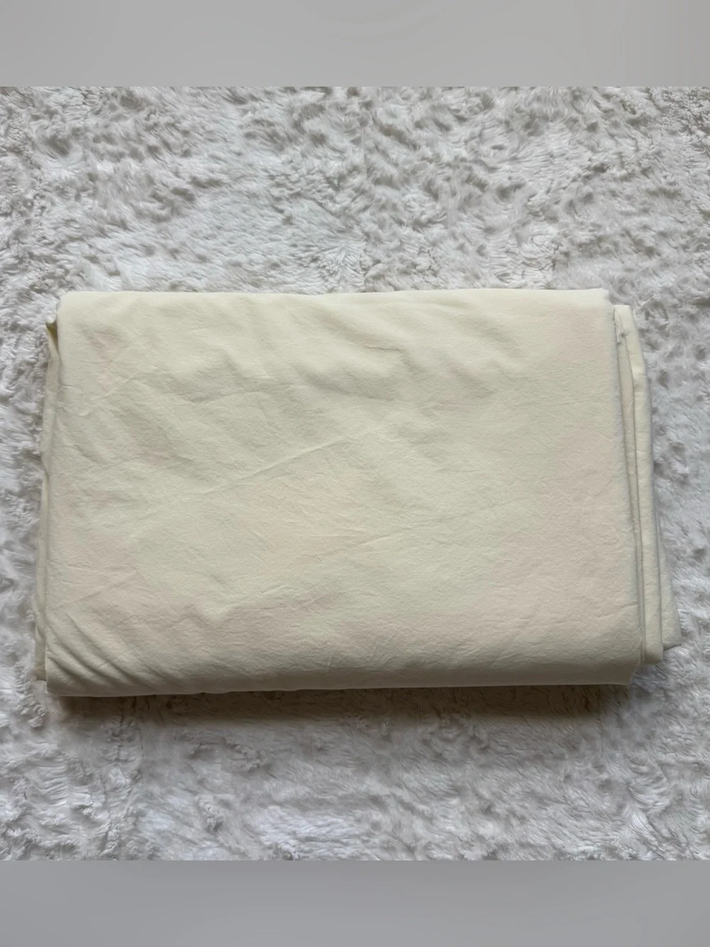 Casper 100% Organic Cotton Percale Flat Sheet King / Cal King in Butter Yellow